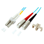 EFB-Elektronik Duplex Jumper LC-SC 50/125µ, OM3, LSZH, aqua, 2.0mm, 0,5m Hersteller: EFB Elektronik (O0314.0,5)
