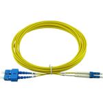 Kompatibles Corning 047202G5120000030M BlueOptics Duplex LWL Patchkabel, LC-UPC/SC-UPC beige, 30 Meter, Singlemode, E9/125µm G.657.A1, Eingangsdämpfung: unter 0.2dB, Markenfaser, Keramik Ferrule, inkl. Messprotokoll (047202G5120000030M-BO)