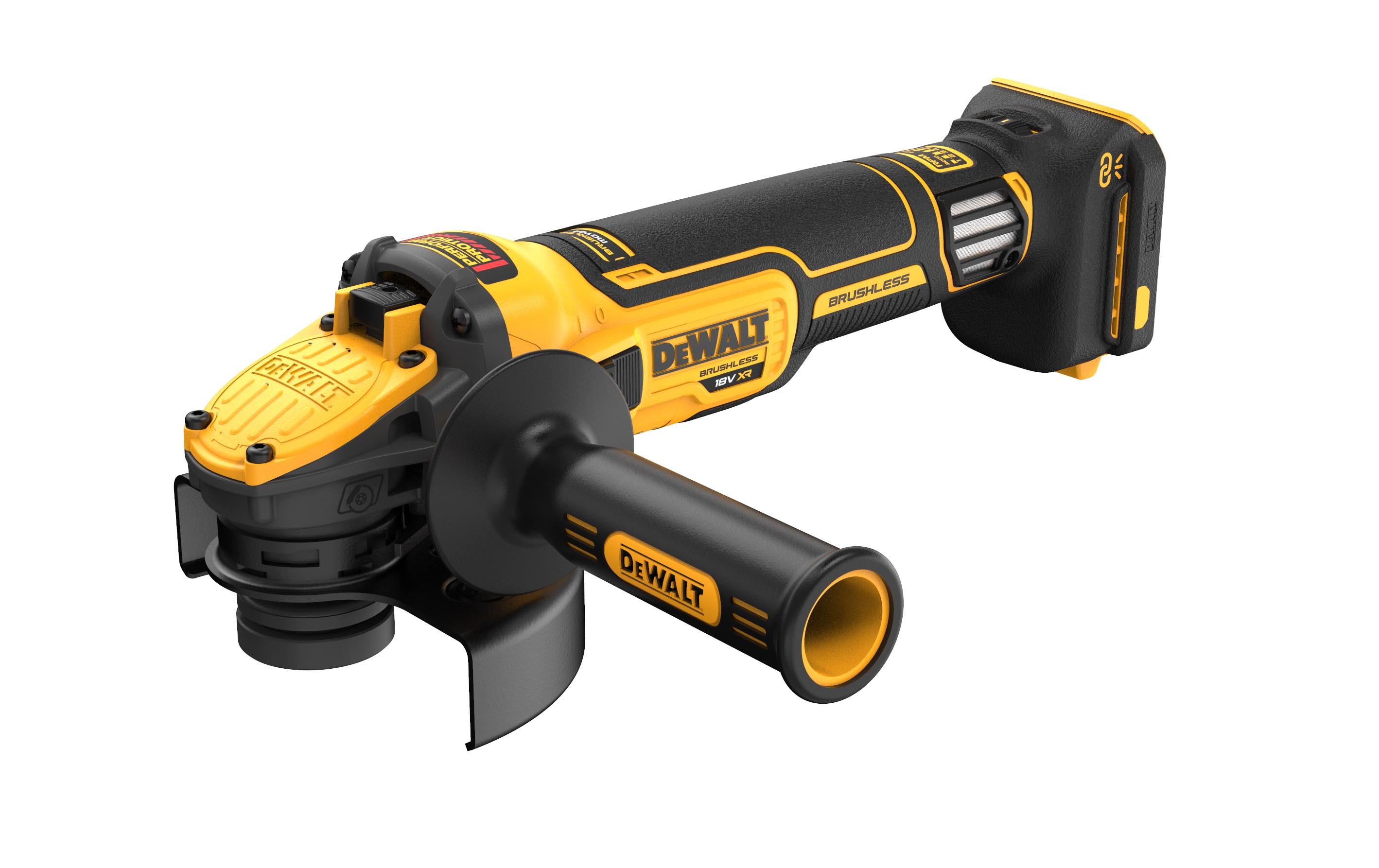 DeWalt DCG409VSNT-XJ Akku-Winkelschleifer 18 V 125 mm Solo Schwarz, Gelb