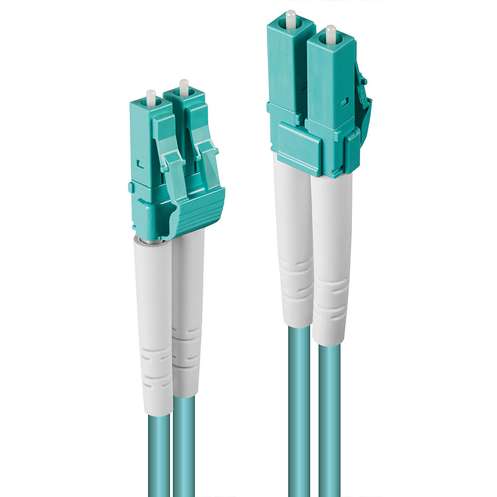 Lindy 46374 Patchkabel LC Multi-Mode zu LC Multi-Mode 10 m OM3 Blau