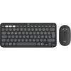 Logitech Pebble 2 Combo - Tastatur-und-Maus-Set - kabellos - Bluetooth LE - QWERTZ - Deutsch - Tonal Graphite (920-012203)