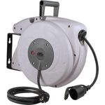 Schwabe Automatik-Kabelaufroller 18m 1 Steckpl. H07RN-F 3G1,5 Geh.Spezialkunststoff IP44 (12647)