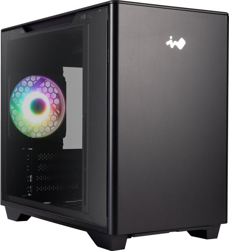IN WIN A3 Mini Tower micro-ATX Tempered Glass ARGB Schwarz