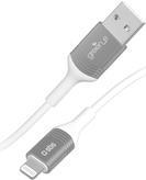 SBS GreenLine USB auf Lightning Kabel 1,2m MFi weiß (GRECABLEUSBIP589W)