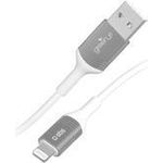 SBS GreenLine USB auf Lightning Kabel 1,2m MFi weiß (GRECABLEUSBIP589W)