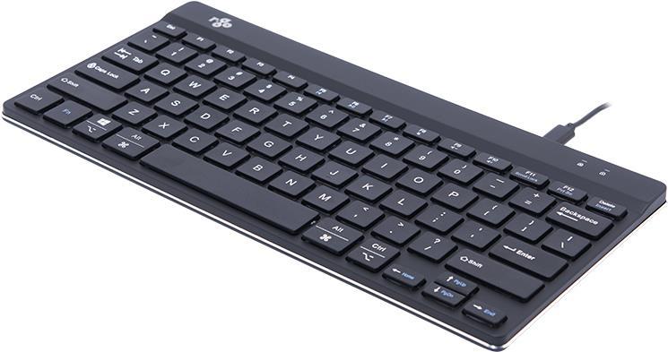 R-Go Tools RGOCOUSWLBL Tastatur Bluetooth QWERTY US Englisch Schwarz (RGOCOUSWLBL)