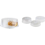 APS Frischhalte-Haube, Durchmesser: 300 mm, transparent aus Polystyrol, mit Griffaussparung, Höhe: 110 mm, - 1 Stück (6501)