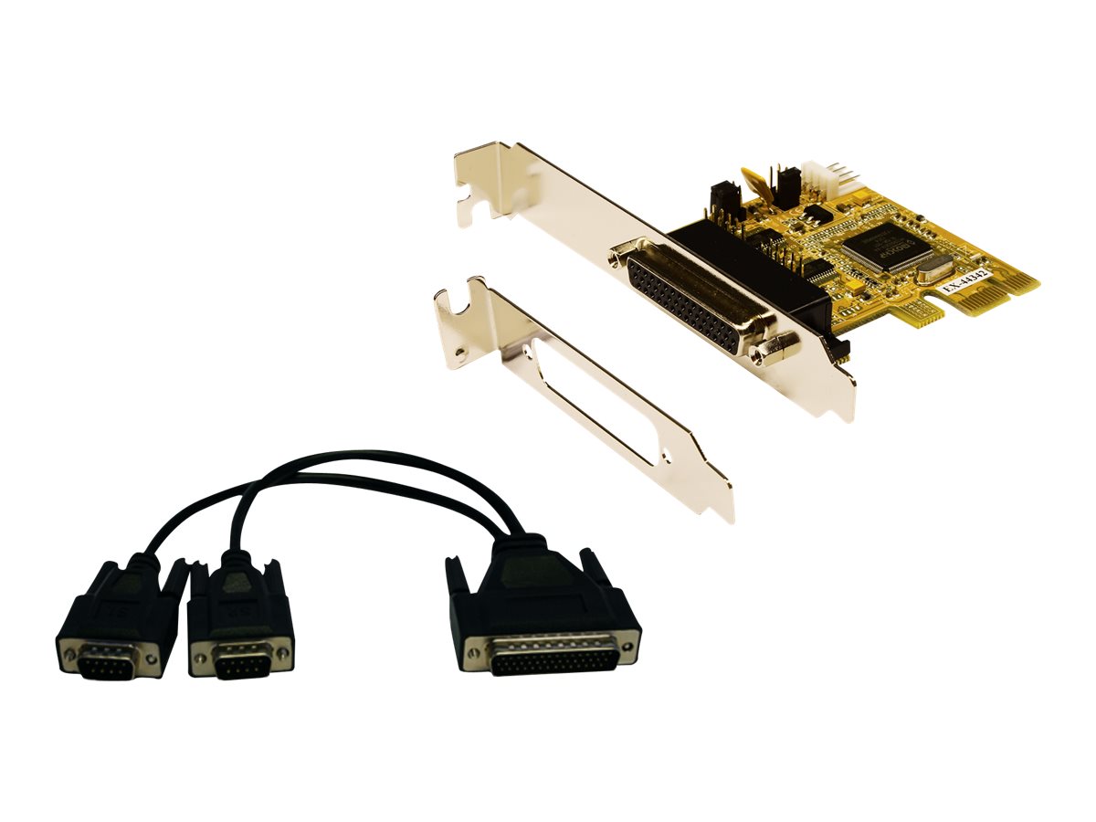 Exsys EX-44342 Serieller Adapter - PCIe x1 - 2x RS-232