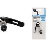 FISCHER Fahrrad-Sattelschnellspanner, schwarz aus hochwertigem Aluminium, dient zur schnellen - 1 Stück (85637)