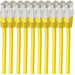 shiverpeaks BS75711-HY-SET-10. Kabellänge: 1 m, Kabelstandard: Cat6, Kabelschirmung: S/FTP (S-STP), Anschluss 1: RJ-45, Anschluss 2: RJ-45, Steckerverbindergeschlecht: Männlich/Männlich, Beschichtung Steckerkontakte: Gold (BS75711-HY-SET-10)