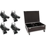 EUROLITE Set 4x LED THA-150F + Case (20000681)