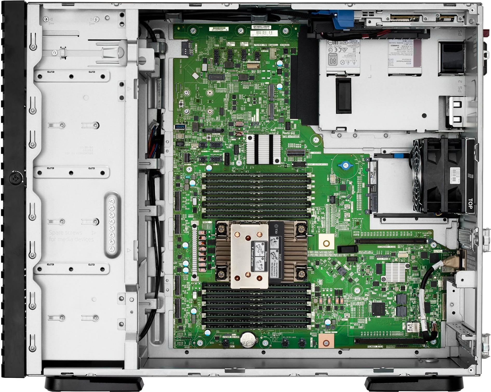 HPE ProLiant ML110 Gen11 Tower-Server Intel Xeon Silver 4510 2.4 GHz 64 GB RAM 960 GB SSD Schwarz