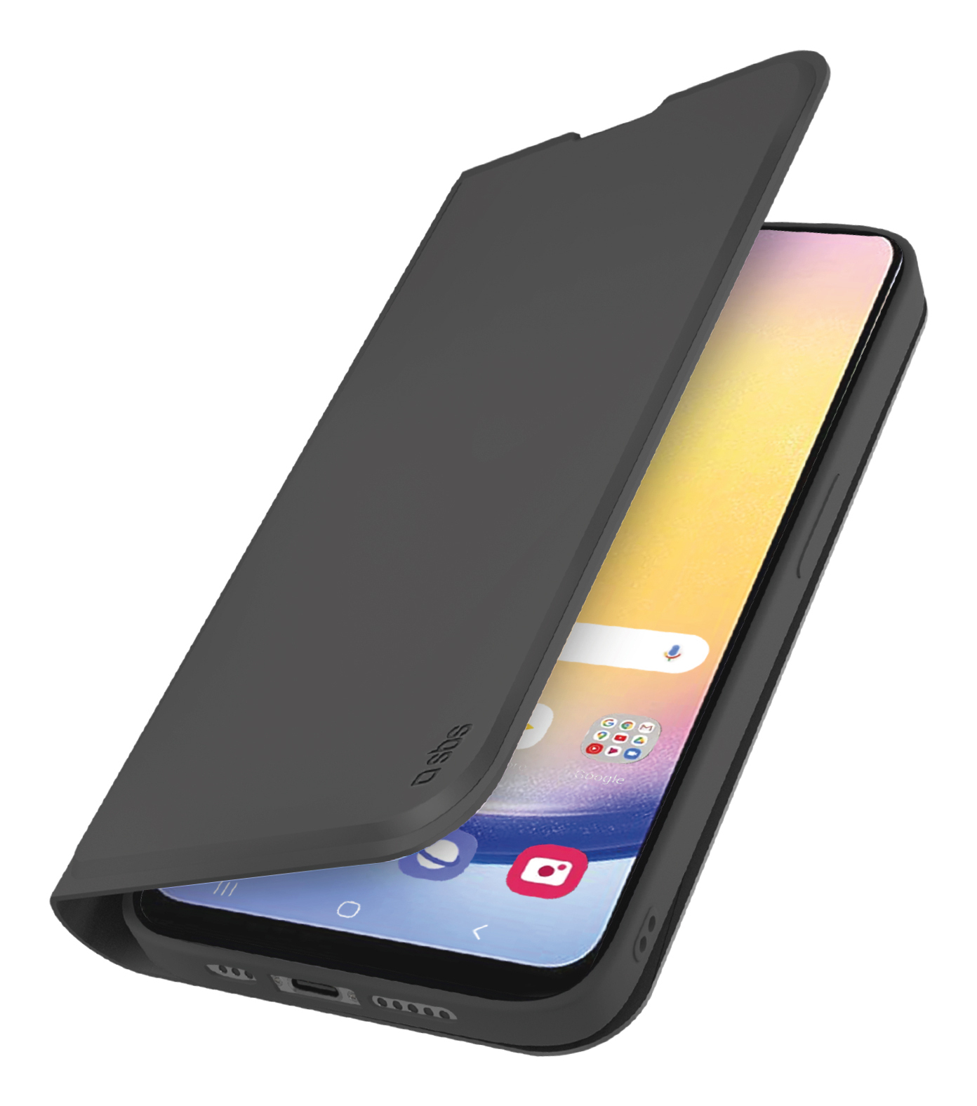 SBS Wallet Stand Schutzhülle für Samsung Galaxy A26 6,6" Schwarz