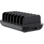 Conceptronic OZUL07B 160W 7-Port USB-C PD Ladestation Schwarz