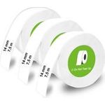 Olympia 6312 - Etikettenrolle 14 mm x 7.5 m endlos 3er-Pack weiß (6312)