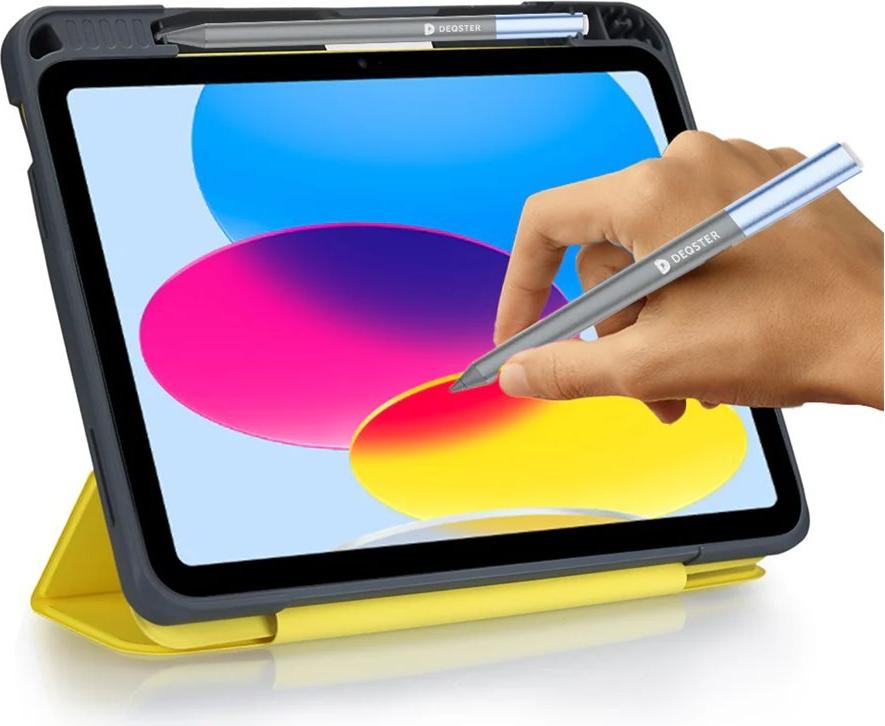DEQSTER Rugged MAX Flip-Hülle für iPad 10,9" (10. Gen) Gelb