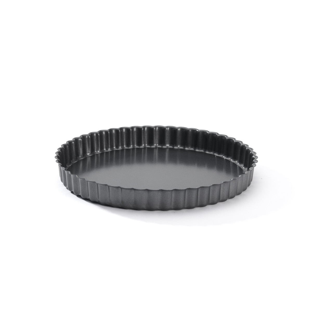 de Buyer 4706.24 Tortenform Rund 24 cm Stahl Schwarz