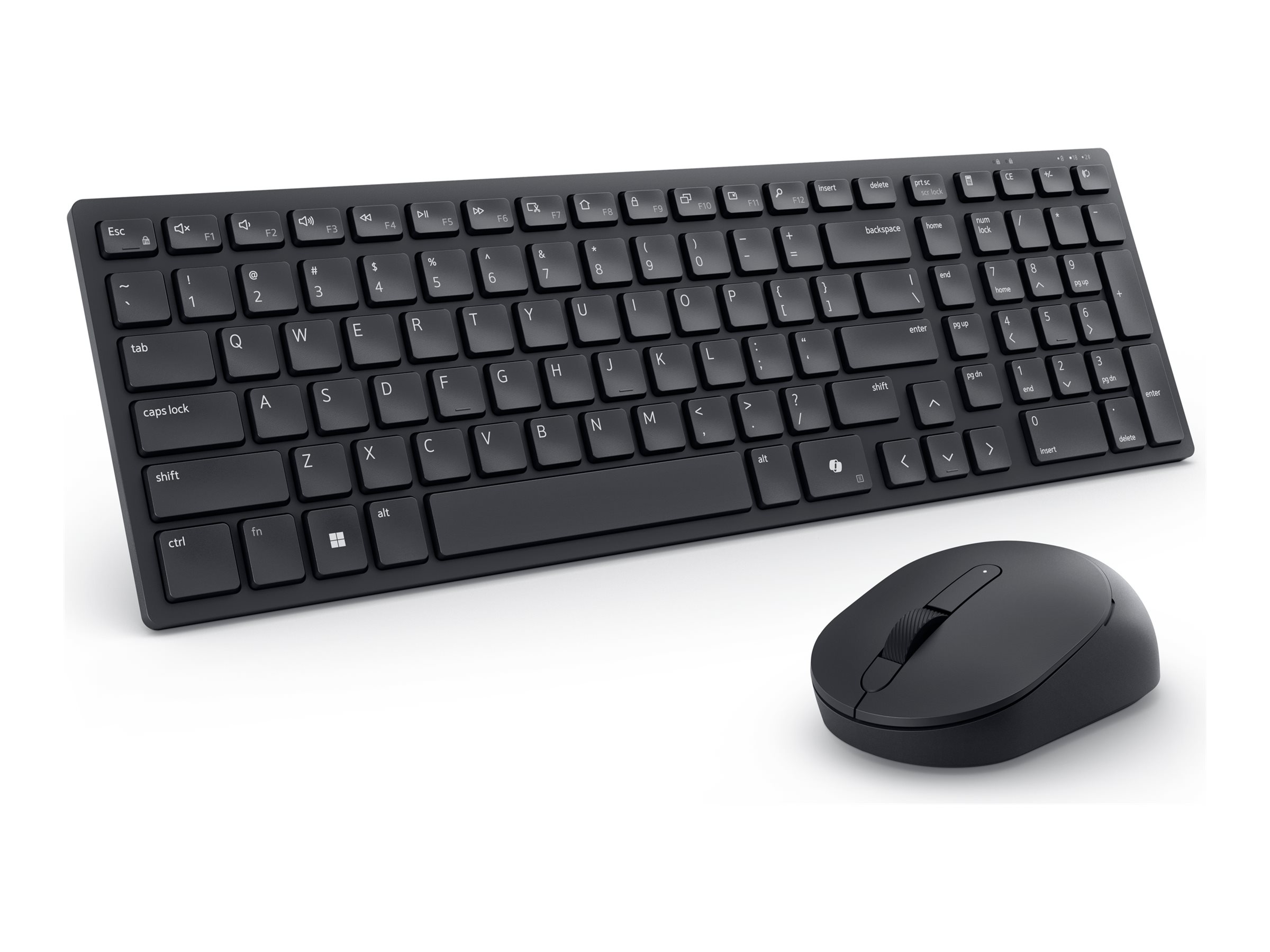 Dell Pro KM555 Tastatur-und-Maus-Set 2.4 GHz Bluetooth 5.1 QWERTY US International Schwarz