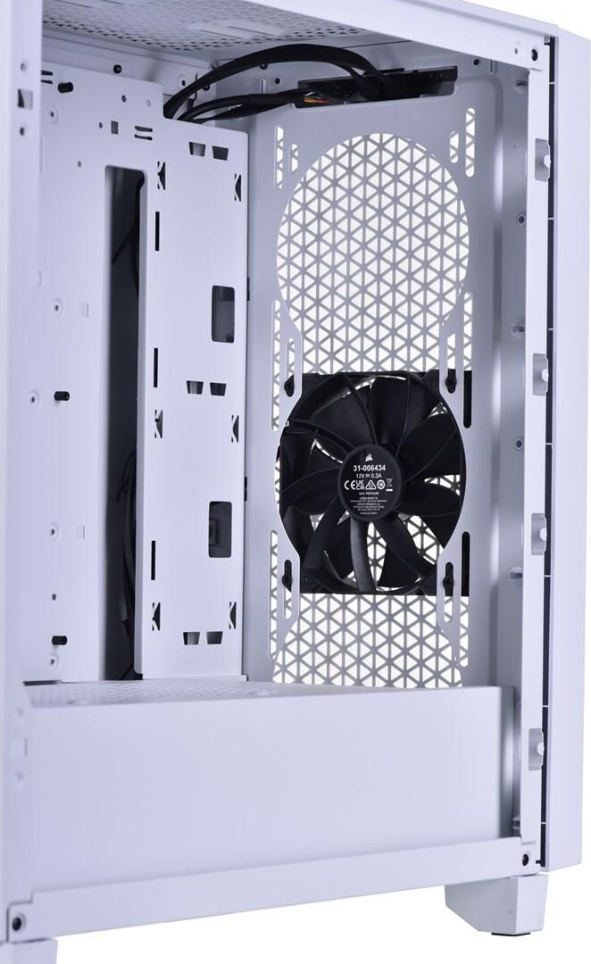CORSAIR 3000D Airflow Midi Tower Gehäuse Tempered Glass Weiß
