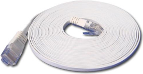 SLIM U6 075 WS - Cat.6 SLIM-Patchkabel, U/UTP, 0,75 m, weiß (PKW-SLIM-KAT6 0.75 WS)