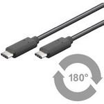 Microconnect USB3.1CC2 USB Kabel 2 m USB 3.2 Gen 2 (3.1 Gen 2) USB C Schwarz (USB3.1CC2)