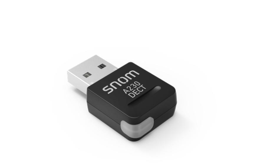 Snom A230 DECT USB-Stick Netzwerkadapter USB 2.0 Schwarz