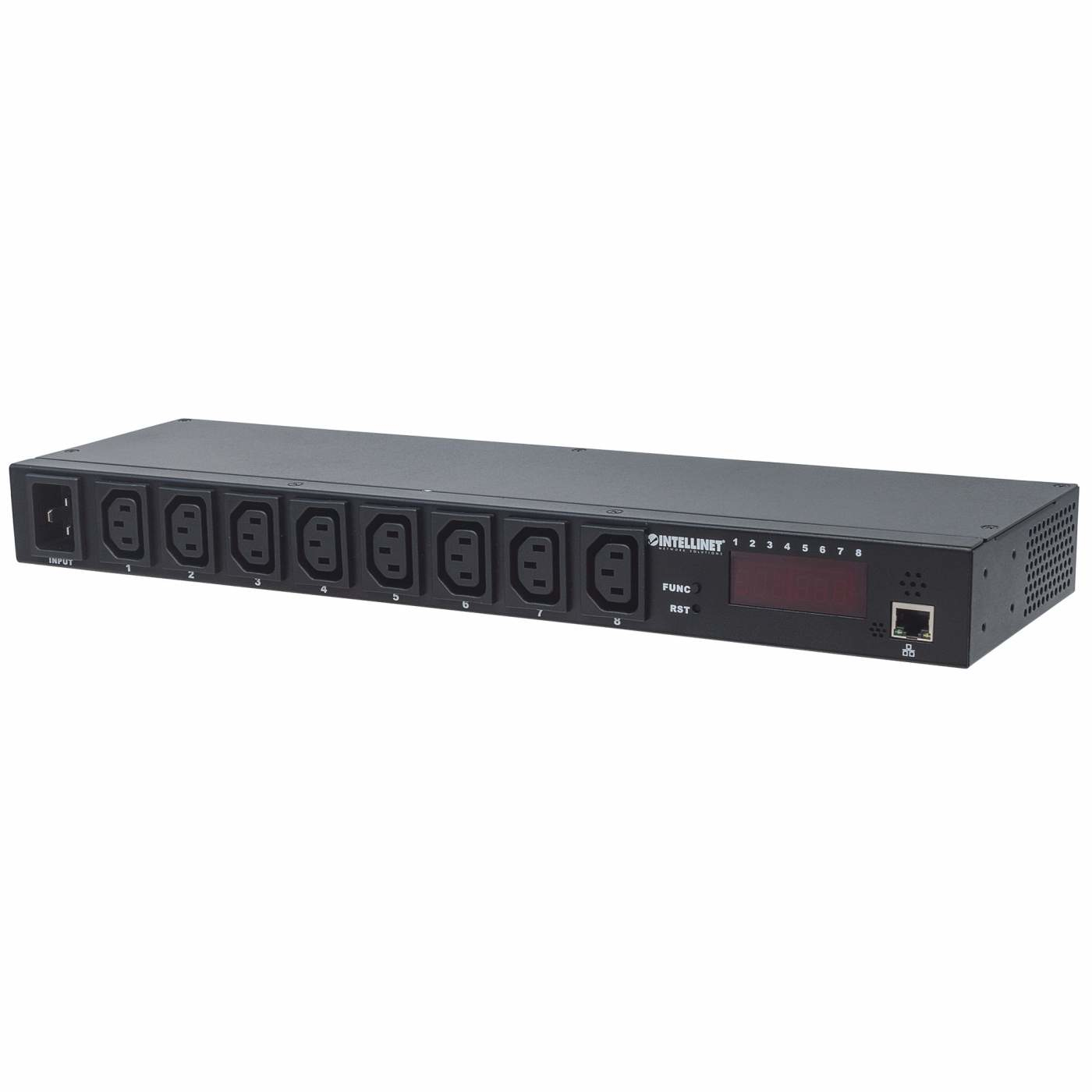Intellinet 19" Intelligent 8-Port PDU 8x IEC C13 Ethernet Schwarz