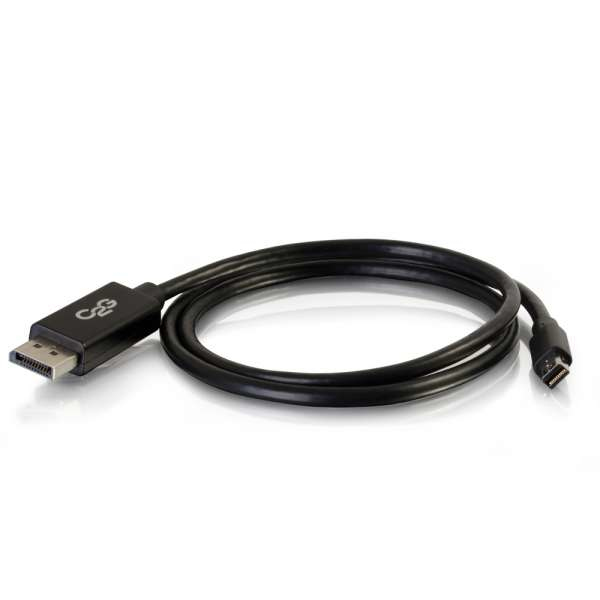 C2G Adapterkabel Mini DisplayPort auf DisplayPort 2 m Schwarz