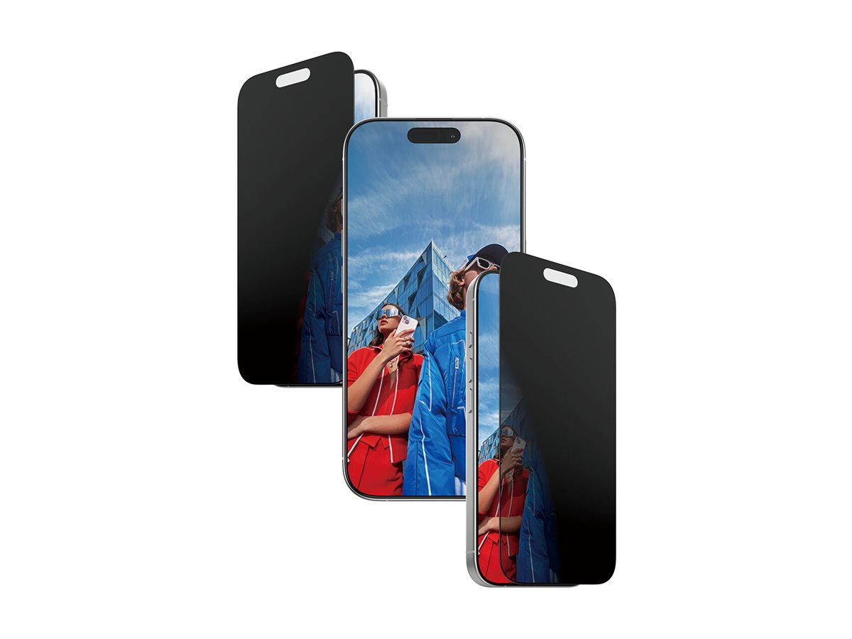 PanzerGlass Privacy 2-Way Displayschutz mit EasyAligner für iPhone 17 / iPhone 16 Pro Transparent
