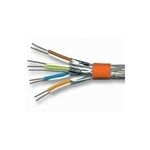 McabCat.7 Rohkabel S-FTP-PIMF HALOGENFREE0,5 AWG26/7, 4PRS CABLE ,ORANGE ML (3701)
