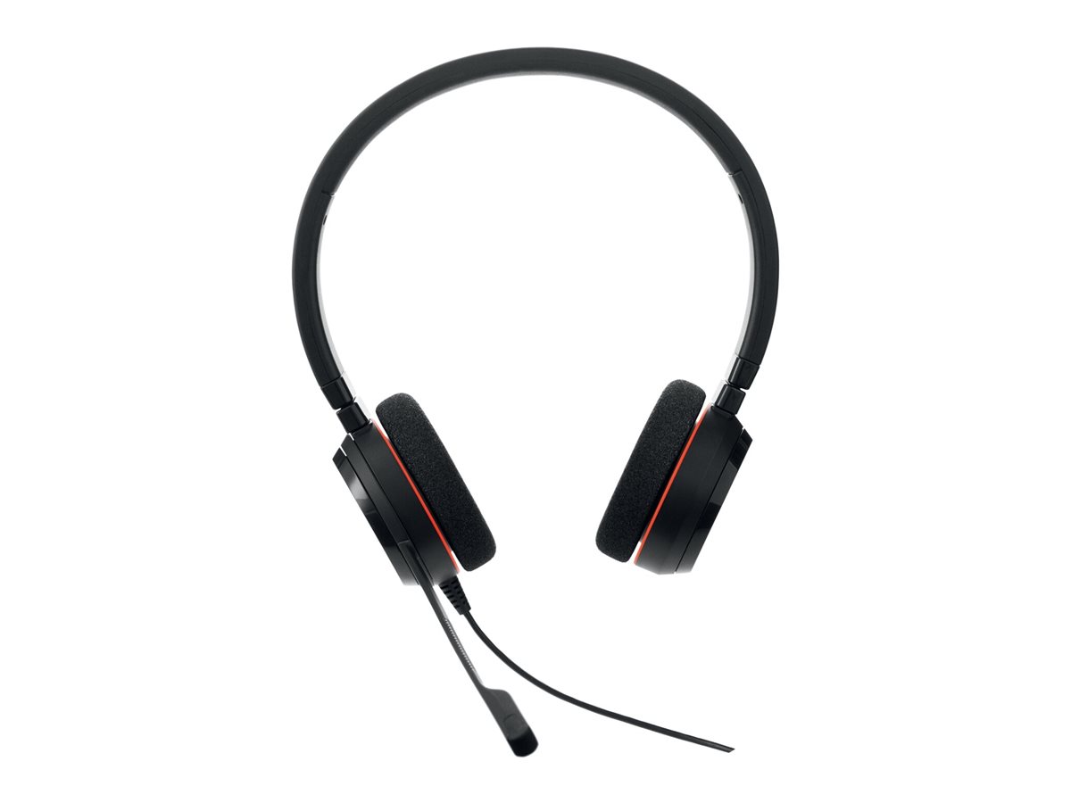 Jabra Evolve 20 MS Stereo On-Ear Headset USB-C USB-A Schwarz