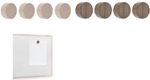 HOLTZ OFFICE SUPPORT Magnet Circle O 30 mm Birke 4 St. 1665449 (1665449)