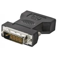 Wentronic Goobay DVI-I/DVI-D Adapter, DVI-I Buchse Dual-Link (24+5-Pin), Schwarz - DVI-I Buchse Dual-Link (24+5-Pin) > DVI-D-Stecker Dual-Link (24+1-Pin) (68523)