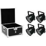 EUROLITE Set 4x LED PAR-56 QCL Short sw + EPS Case (20000323)