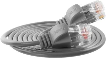 SLIM UL6 05 GR - Cat.6 SLIM-Light-Kabel, U/UTP, 0,5 m, grau (PKW-LIGHT-K6 0.5)