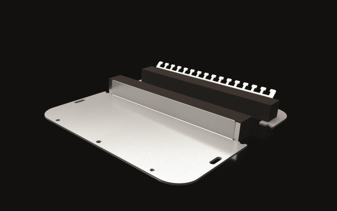 Rittal Metall-Flanschplatte zweiteilig für AX mit elastis (2565450)