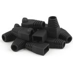 DSIT DANICOM RJ45 Tule Schwarz - 10 Stück (DC-RJ45-BOOT-BLACK-10PCE)
