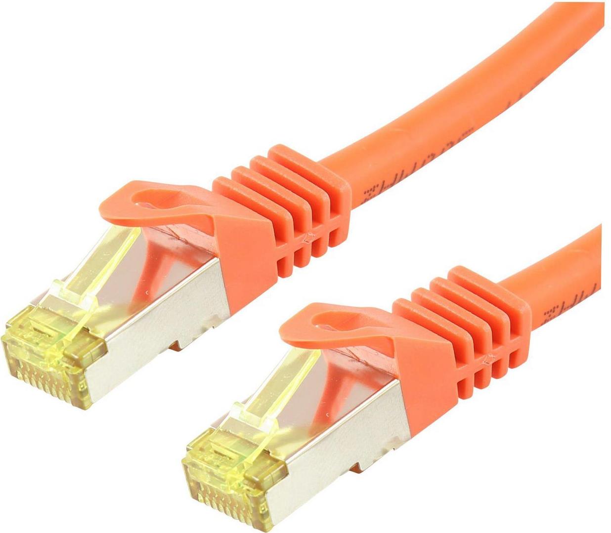 LOGON SSTP Cat6a Netzwerkkabel Orange 1 m (TCR6ASS010O)