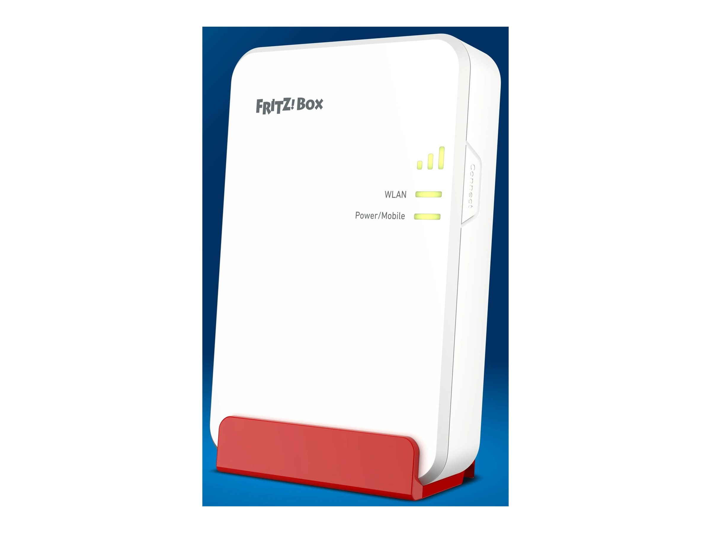 FRITZ! FRITZ!Box 6860 5G WLAN-Router Wi-Fi 6 3 Gbps Weiß, Rot