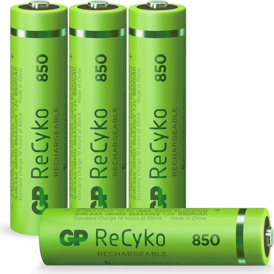 GP Batteries Rechargeable batteries 12085AAAHCE-C4 Industrieakku Nickel-Metallhydrid (NiMH) 850 mAh 1,2 V (12085AAAHCE-C4)