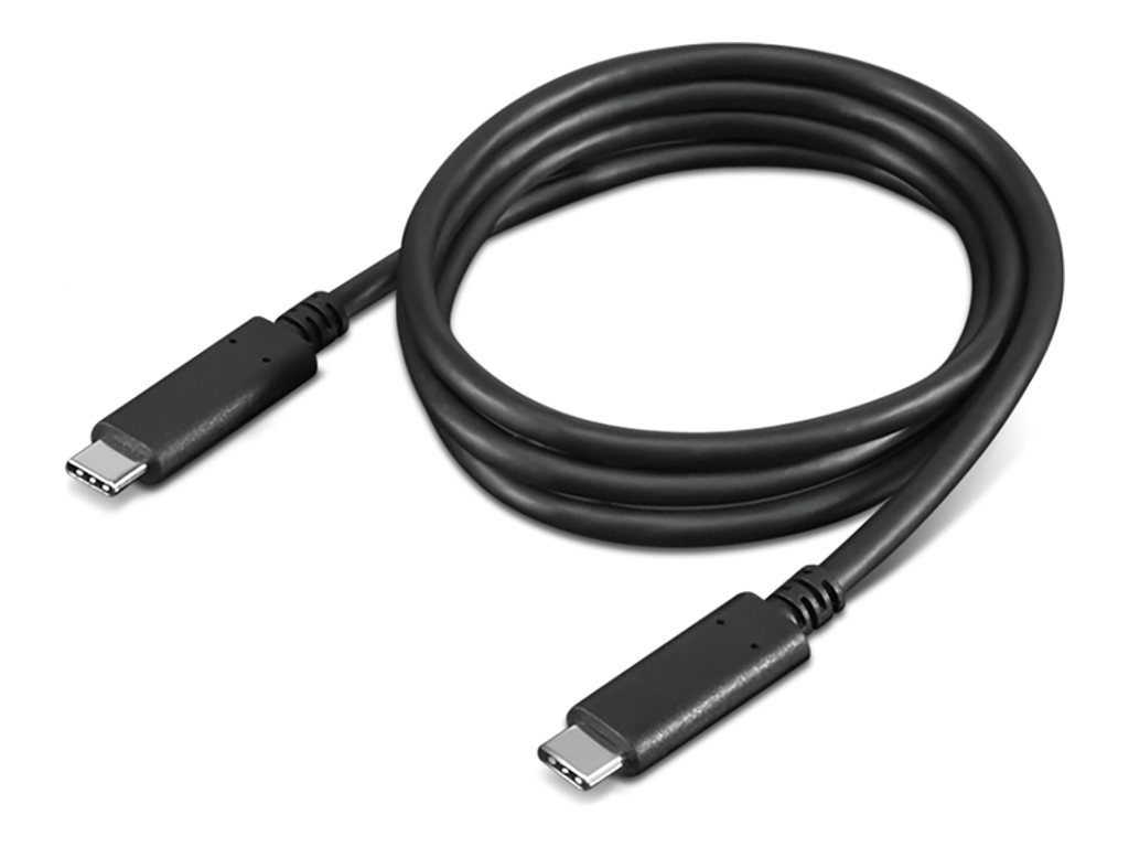 Lenovo USB-C Kabel 1 m USB 3.2 Gen 2 100 W Schwarz