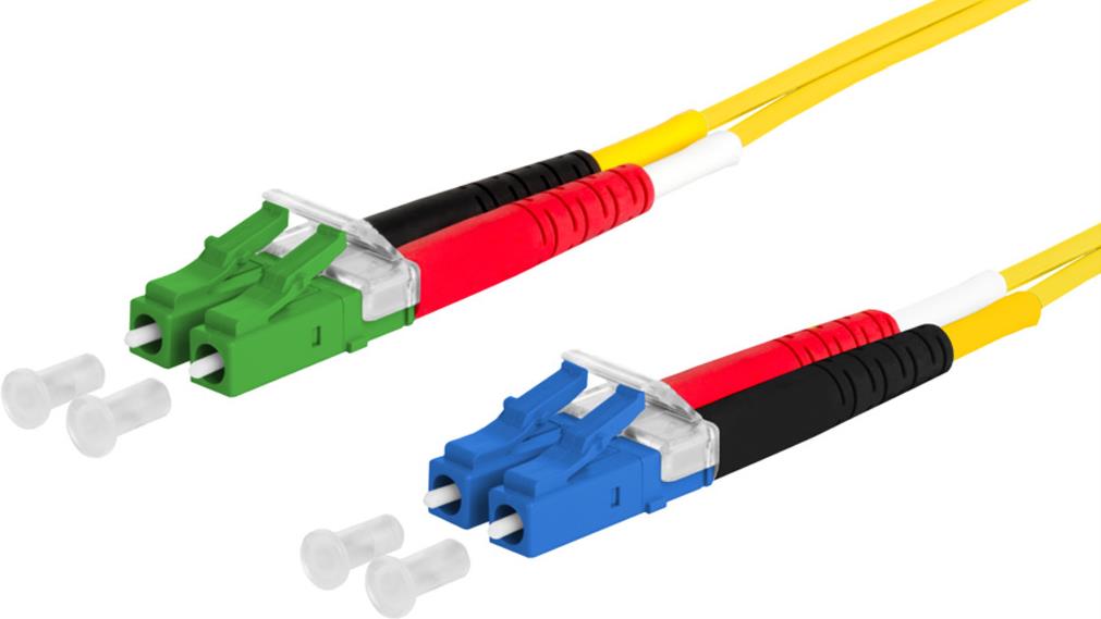 METZ CONNECT OpDAT Patchkabel LC-D/LC-D APC OS2 1.0 m (151P1JOJA10E)