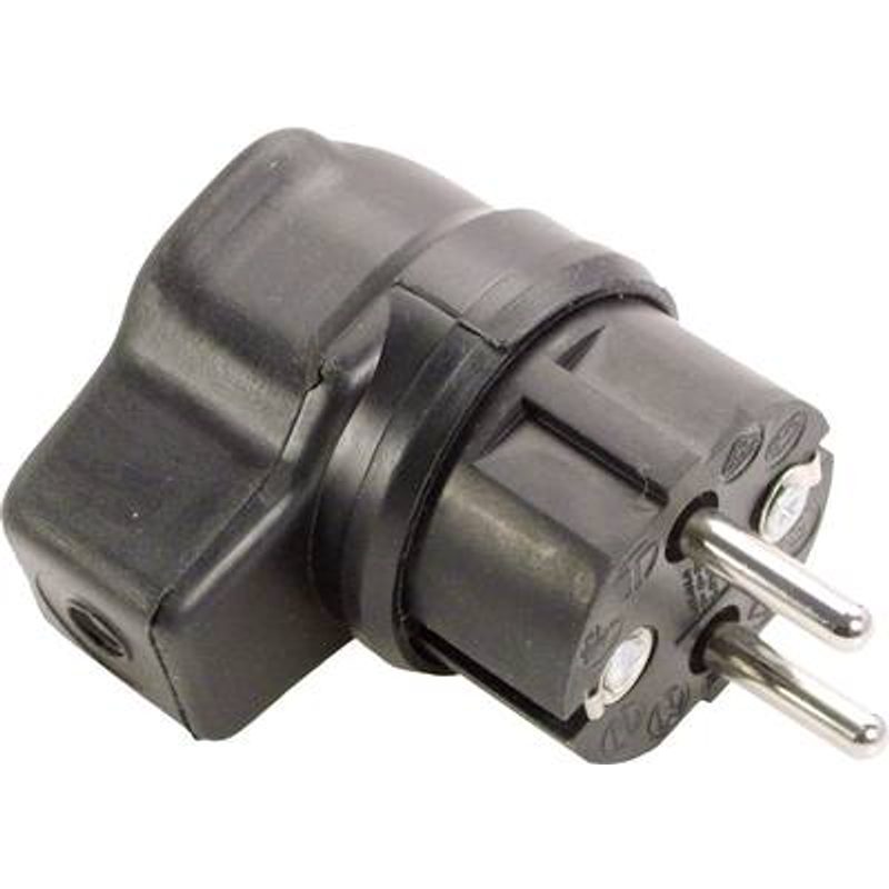as Schwabe 62207 Schutzkontakt-Winkelstecker Vollgummi 230 V  