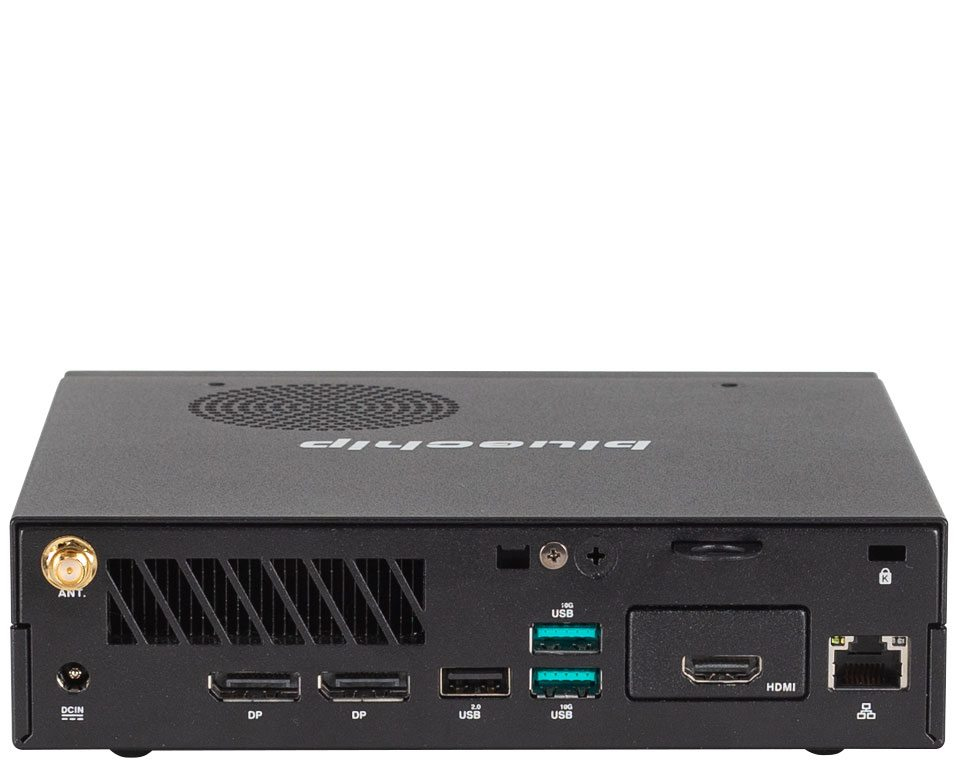 bluechip BUSINESSline S3137 Mini-PC, Intel Core i3-14100, 8 GB RAM, 500 GB SSD, Windows 11 Pro, Schwarz