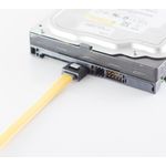 shiverpeaks ®-BASIC-S--SATA Anschlusskabel 6 Gb/s mit Metallclip (Arretierung), gelb 0,5 (BS78246-0.5Y)