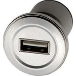 EXSYS GmbH Einbau-Adapter Metall USB A Buchse zu A Buchse, USB 2.0 (EX-49191)