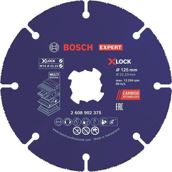Bosch EXPERT Multi Material 2608902375 Carbide-Trennscheibe 125x1.6x22,23mm, 1 (2608902375)