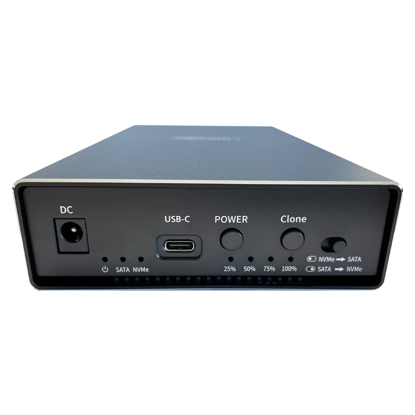 LC-Power LC-DOCK-C-35-M2 HDD/SSD-Dockingstation M.2 PCIe NVMe & SATA USB 3.2 Gen 2x1 Schwarz