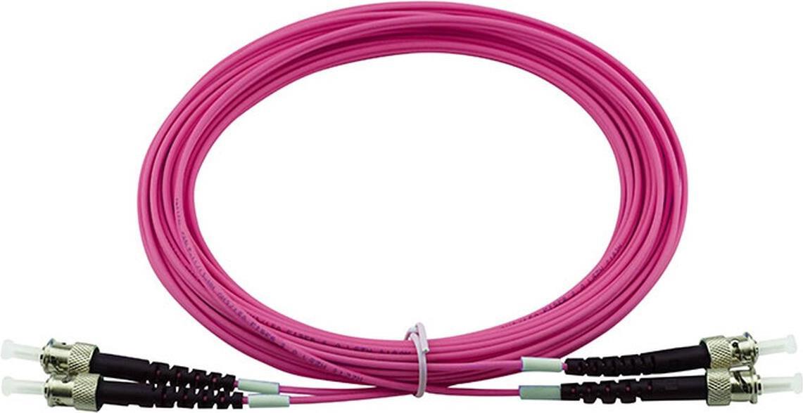 BlueOptics SFP3333FU1MK Glasfaserkabel 1 m ST OM4 Pink (SFP3333FU1MK)