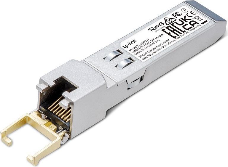 TP-Link TL-SM331T V1 SFP-Transceiver-Modul 1000Base-T Silber
